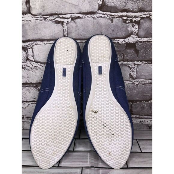 Vans Sophie Blue Canvas Fabric Lace Up 50’s Style Shoes Women Sz 11M US/42.5EU - Picture 12 of 16